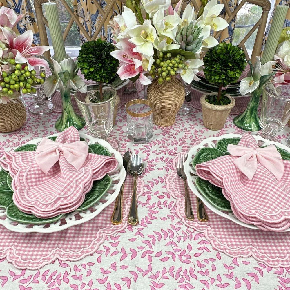 Bettina Placemat - Pink Gingham (Set of 4)