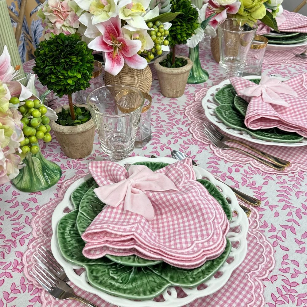 Bettina Placemat - Pink Gingham (Set of 4)