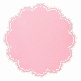 Bettina Placemat - Pink, Set of 4 mini desktop sculpture