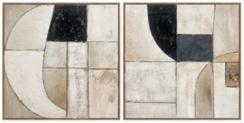 Bexlen Wall Art (Set of 2) modern mural painting
