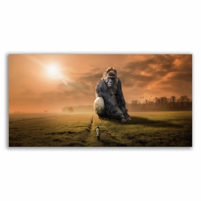 Big Gorilla by Zenzdesign framed mural artwork