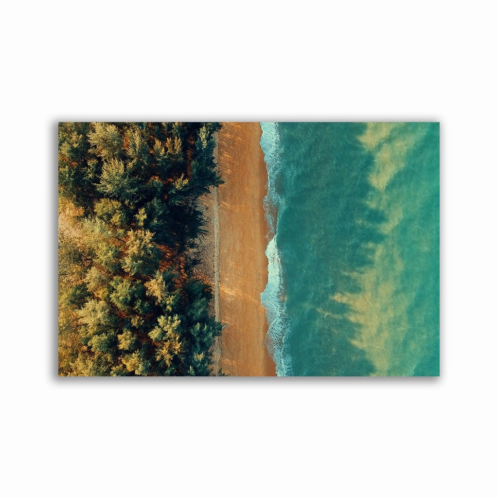 Birds Eye No 1 framed mural artwork