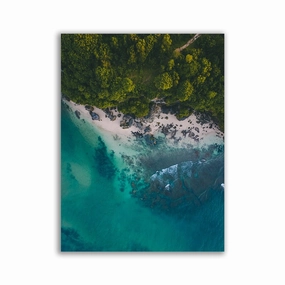 Birds Eye No 2 framed mural artwork