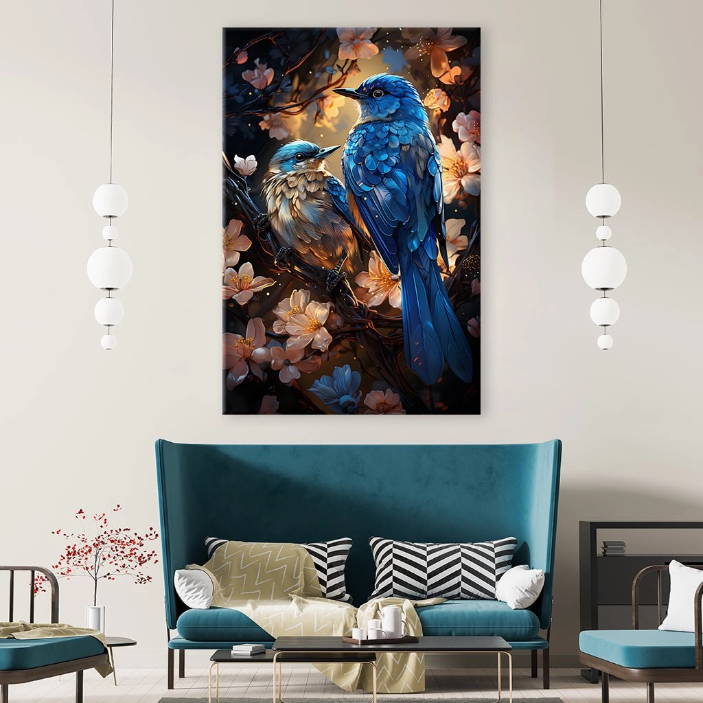 Birds in Flowers by Markus Mikolai