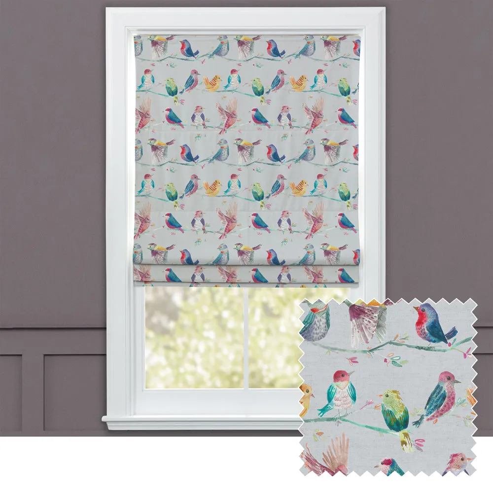 Birdy Branch Printed Cotton Made to Measure Roman Blinds Blossom modern fashion rug  