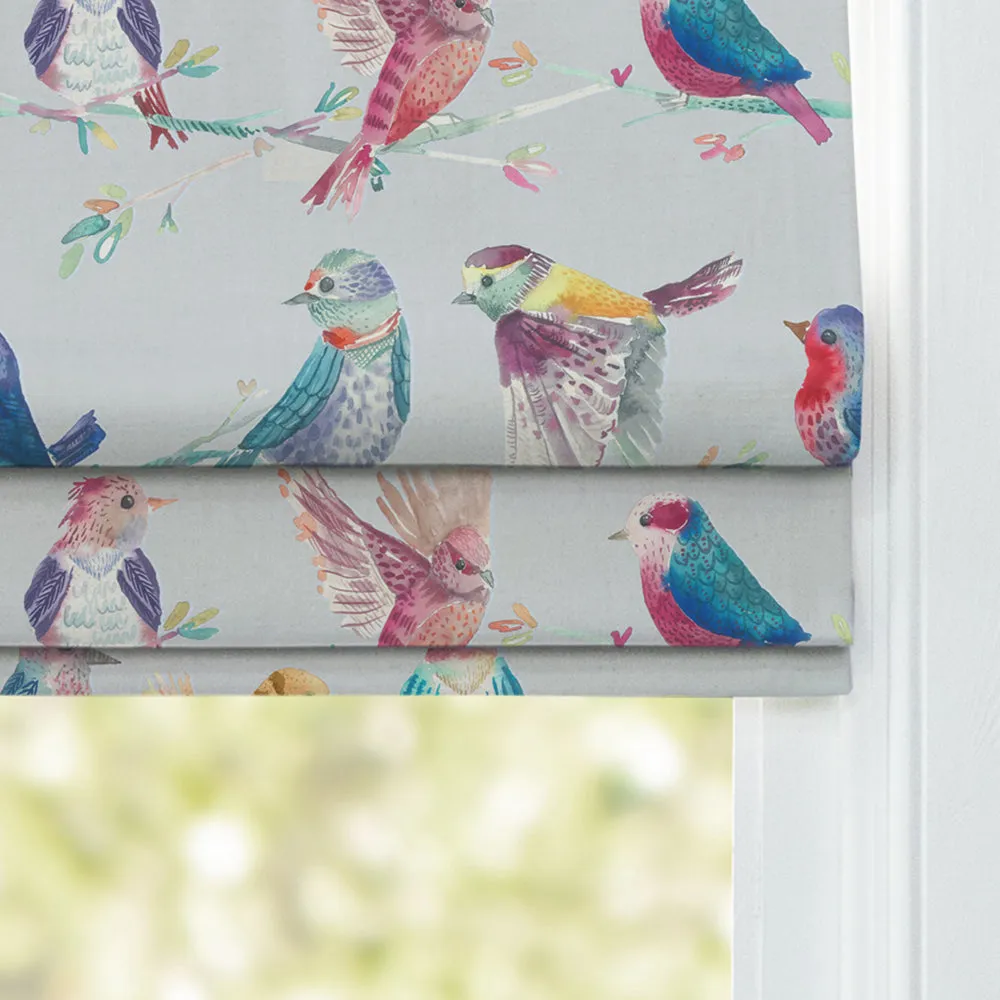 Birdy Branch Printed Cotton Made to Measure Roman Blinds Blossom