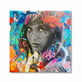 Birkin Vibe by RS Artist framed mural artwork