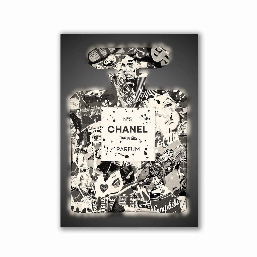 Black and White Number by RS Artist framed mural artwork