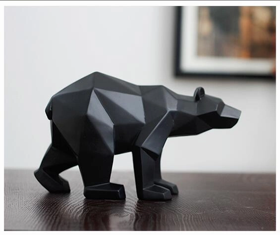 Black Panther Sculpture ceramic table ornament