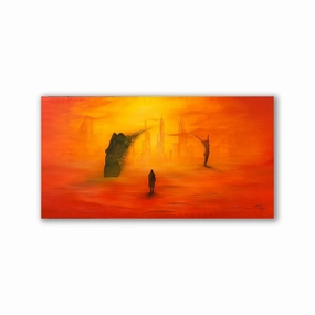 Blade Runner 2049 by Christian Amelung framed mural artwork