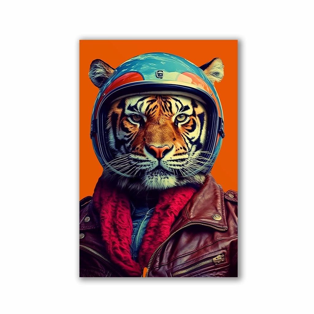 Blaze Fury by Juliano de Araujo framed mural artwork