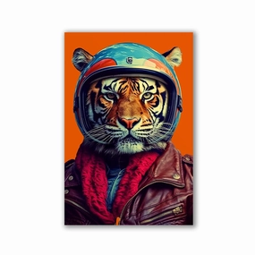 Blaze Fury by Juliano de Araujo framed mural artwork
