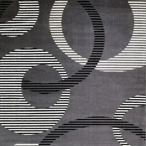 Blitar Dark Gray 5' X 7' Area Rug neutral everyday carpet