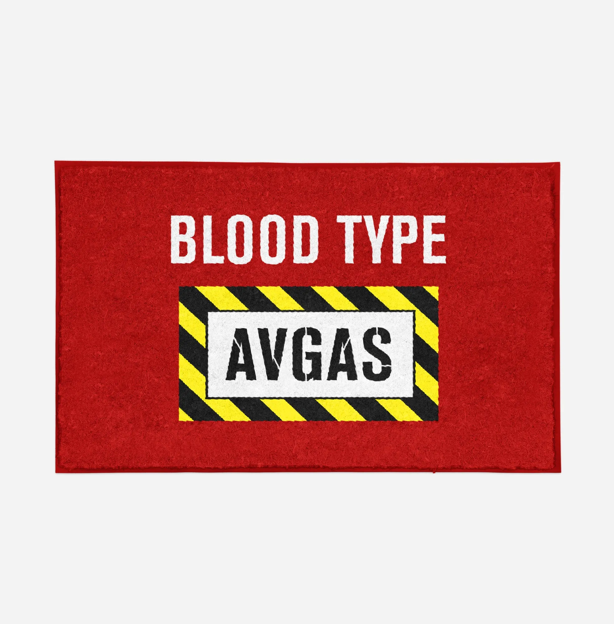 Blood Type AVGAS Designed Door Mats