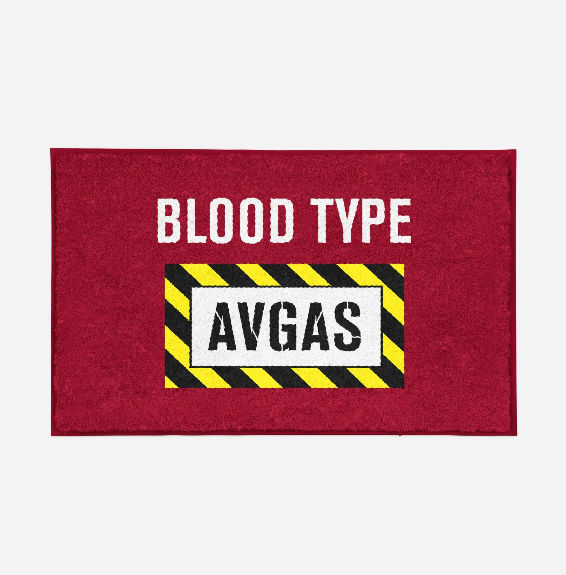 Blood Type AVGAS Designed Door Mats