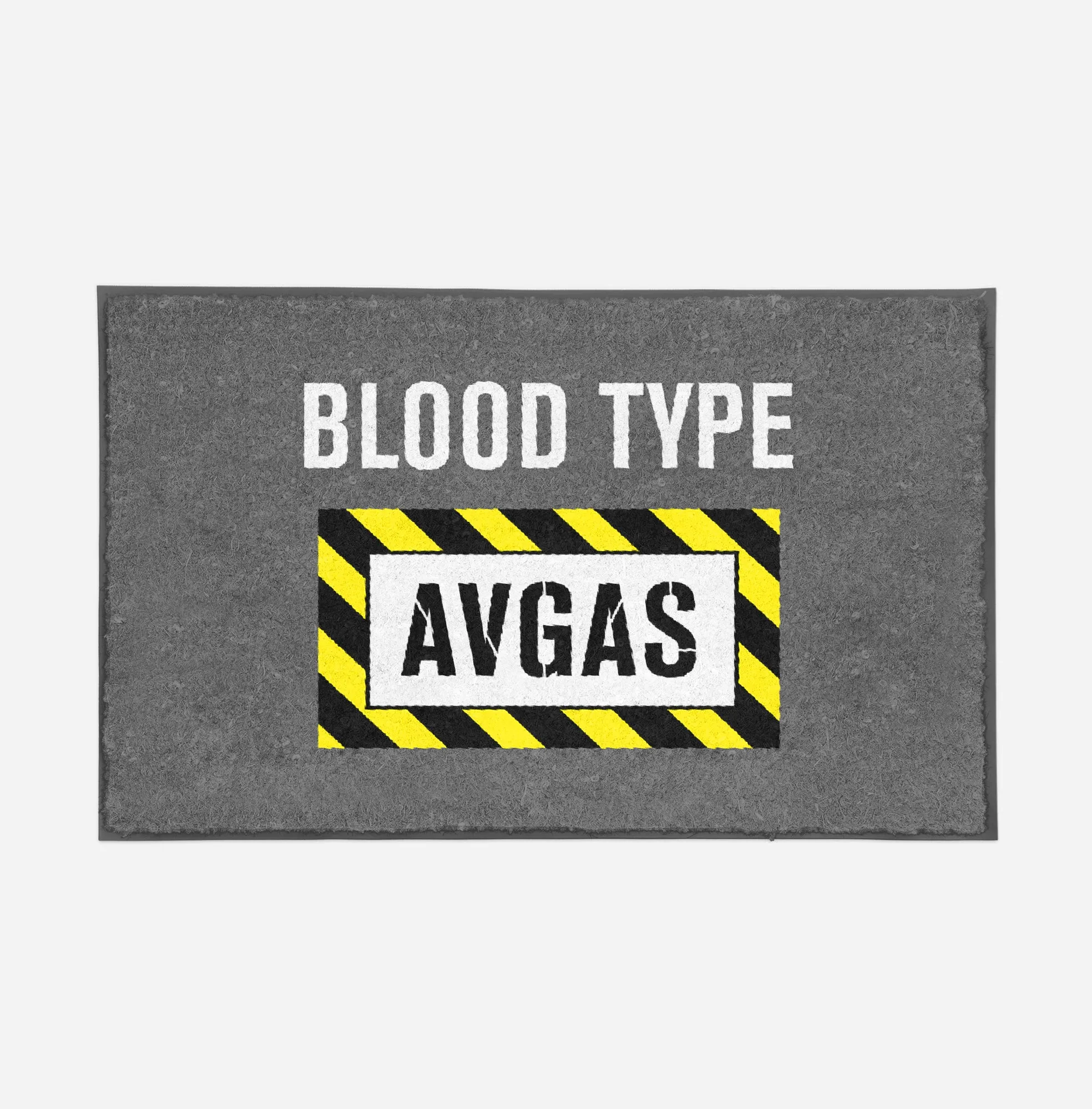 Blood Type AVGAS Designed Door Mats