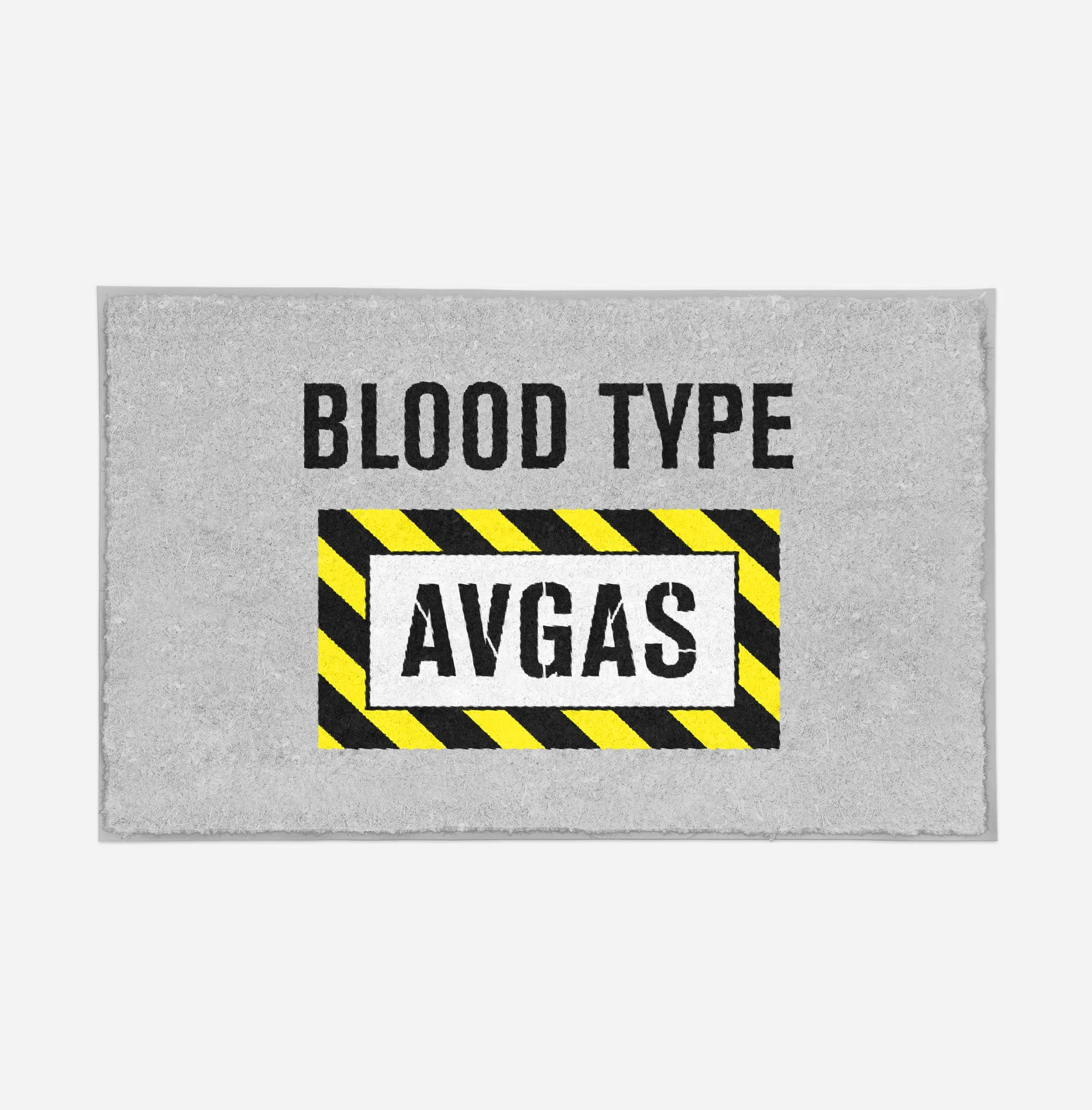 Blood Type AVGAS Designed Door Mats