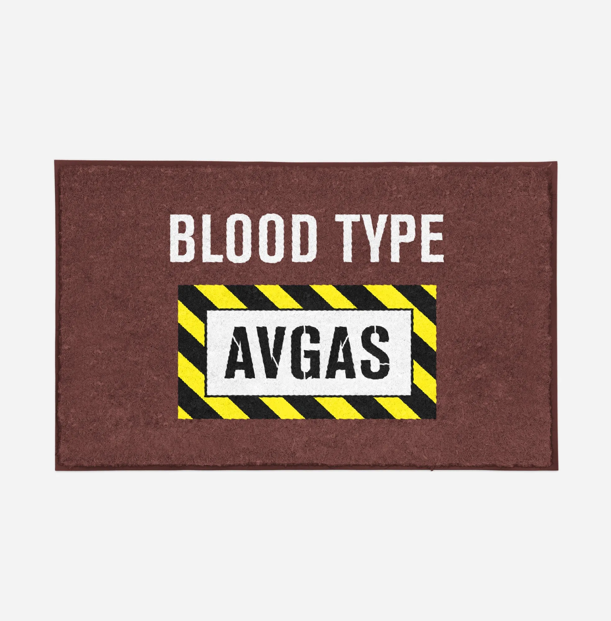 Blood Type AVGAS Designed Door Mats