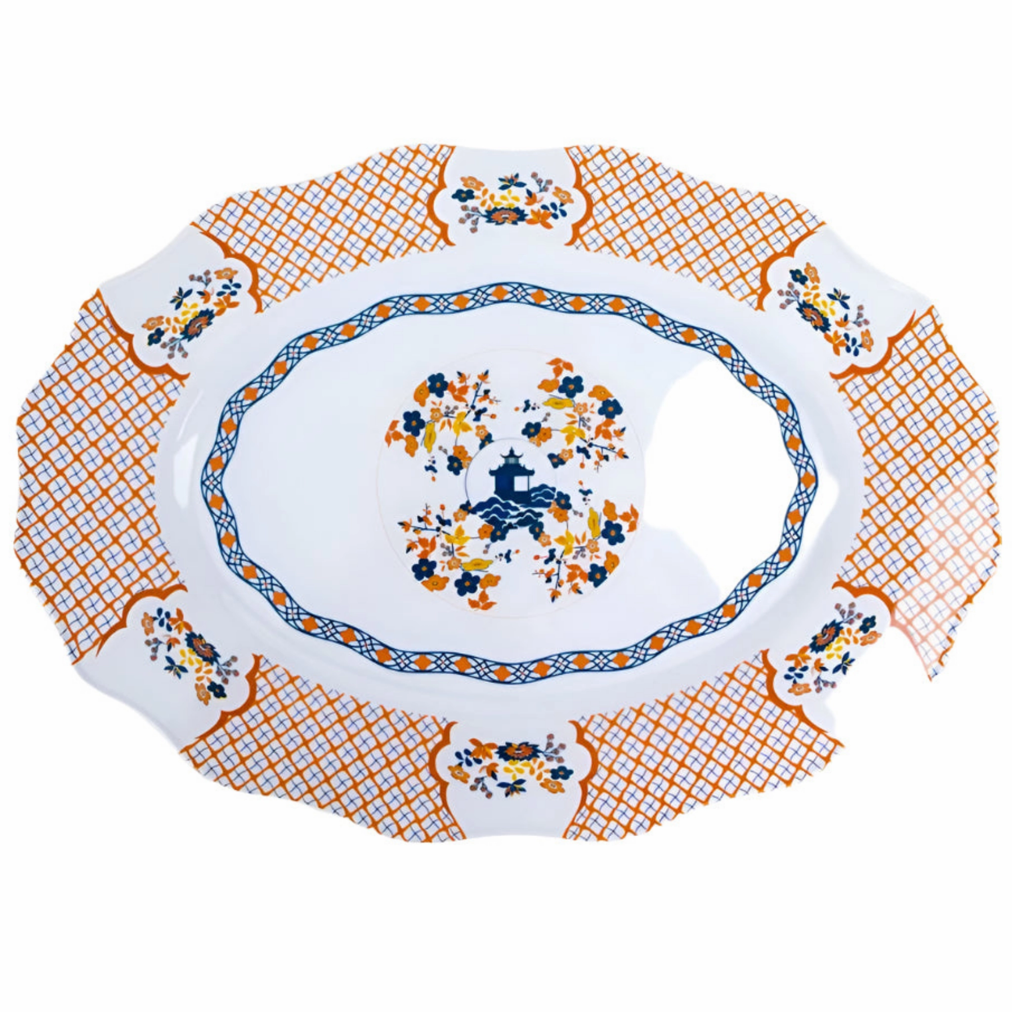Blooming Sunset Pagoda Melamine Dinnerware Collection