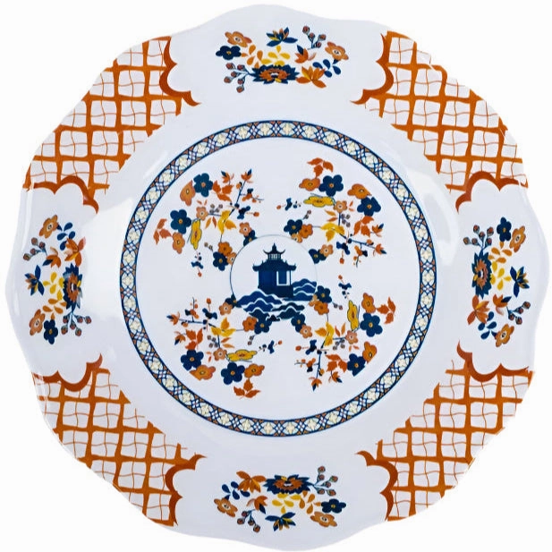 Blooming Sunset Pagoda Melamine Dinnerware Collection