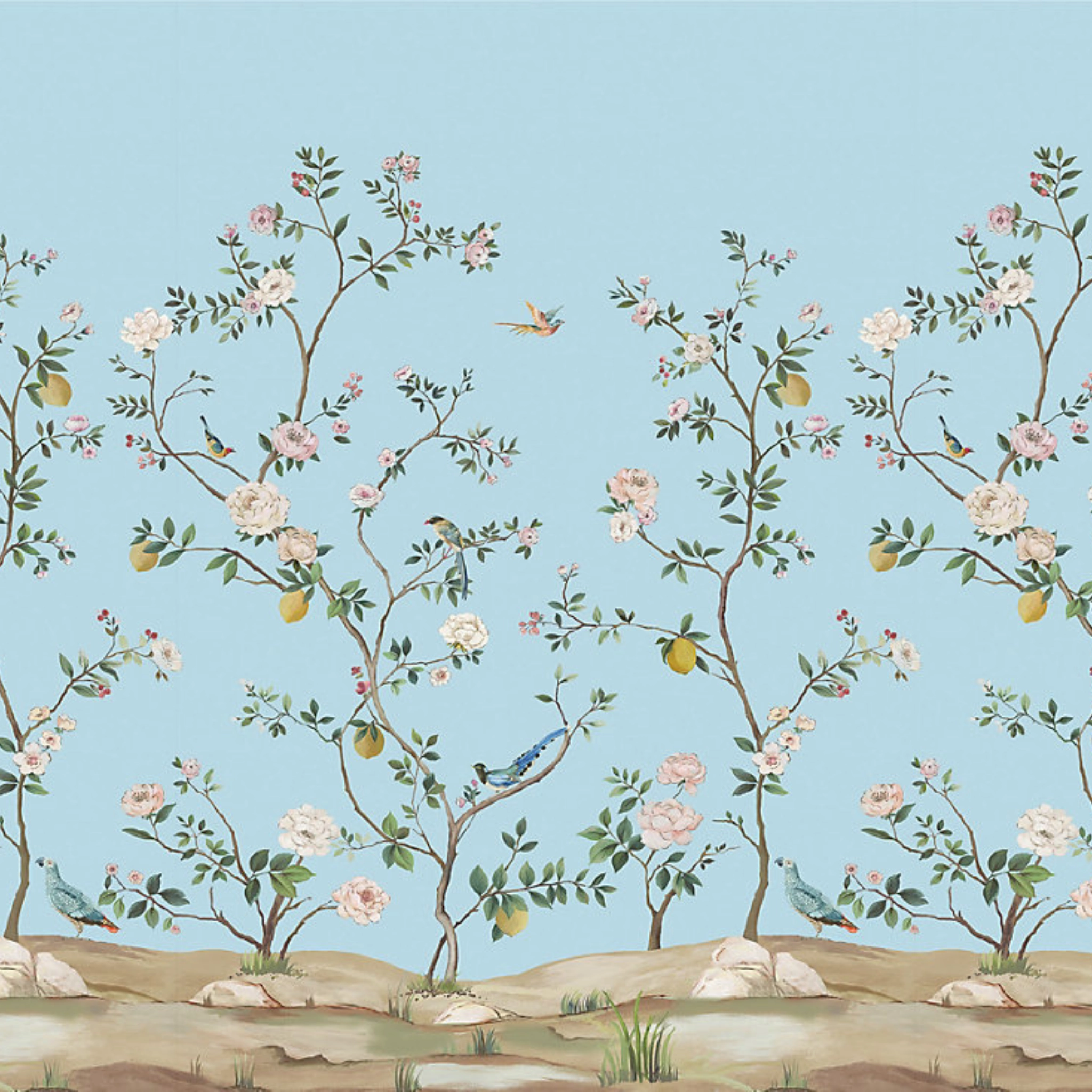 Blossom Chinoiserie Mural
