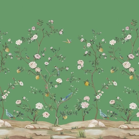 Blossom Chinoiserie Mural paper wall covering