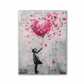 Blossoms by Daniel Decker framed mural artwork