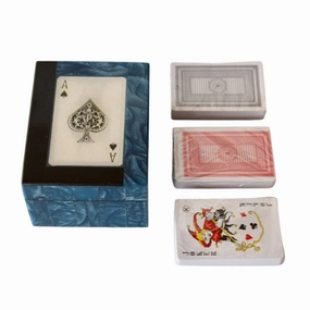 Blue & black triple cardbox decorative home ornament
