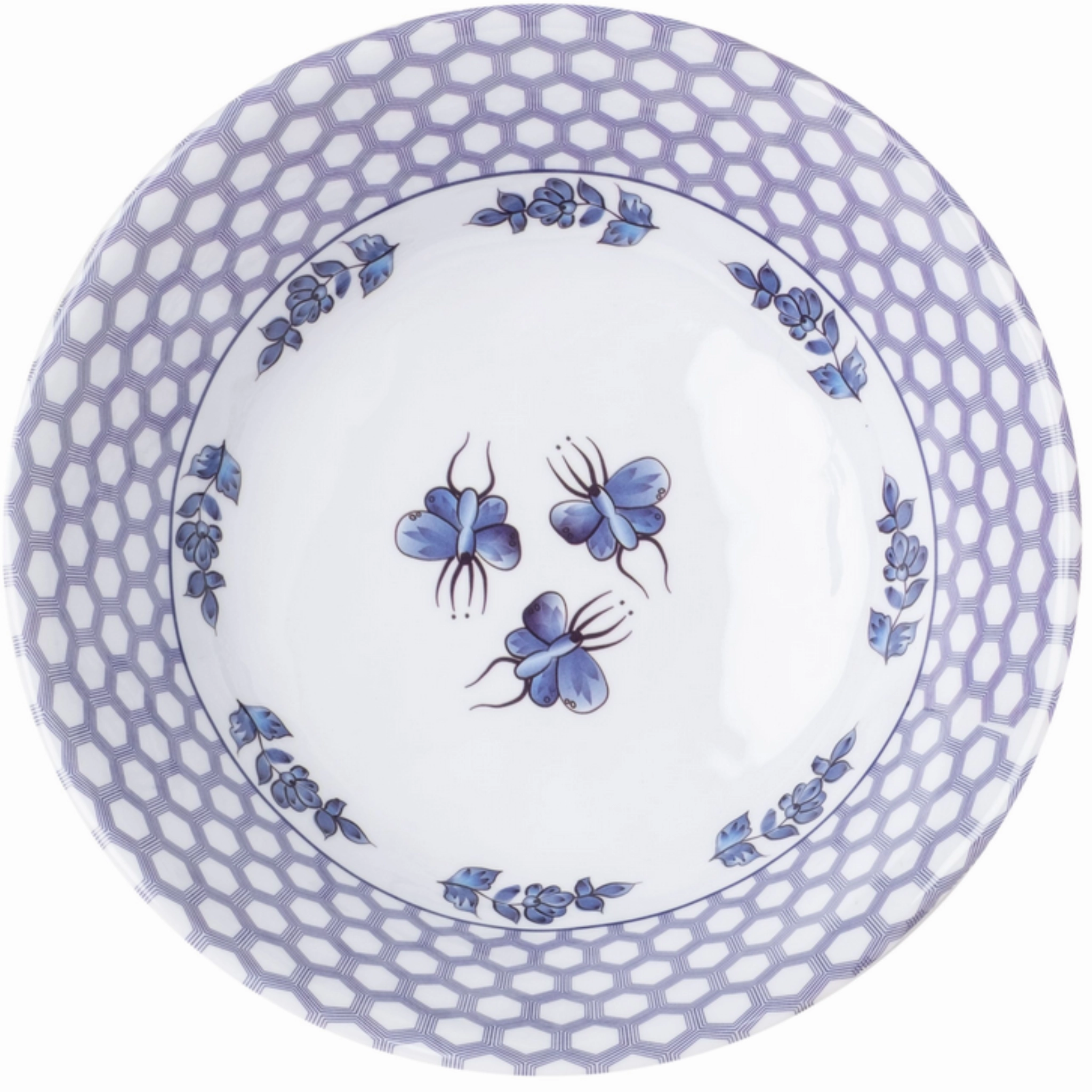 Blue and White Figurine Melamine Dinnerware Collection
