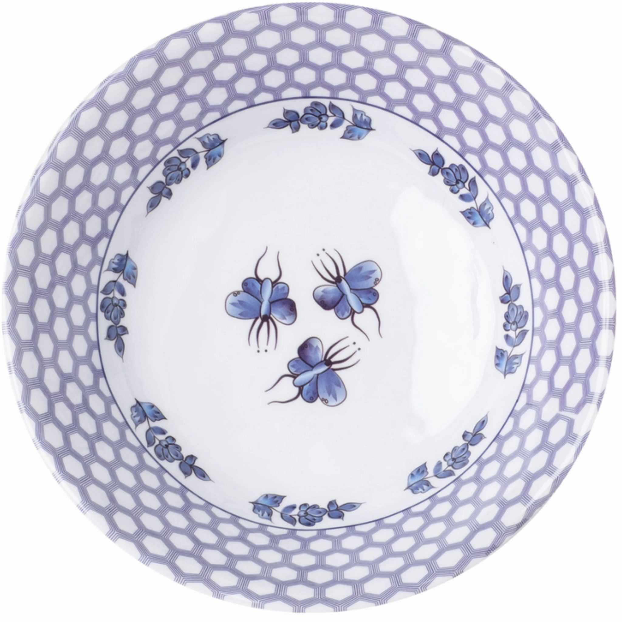 Blue and White Figurine Melamine Dinnerware Collection