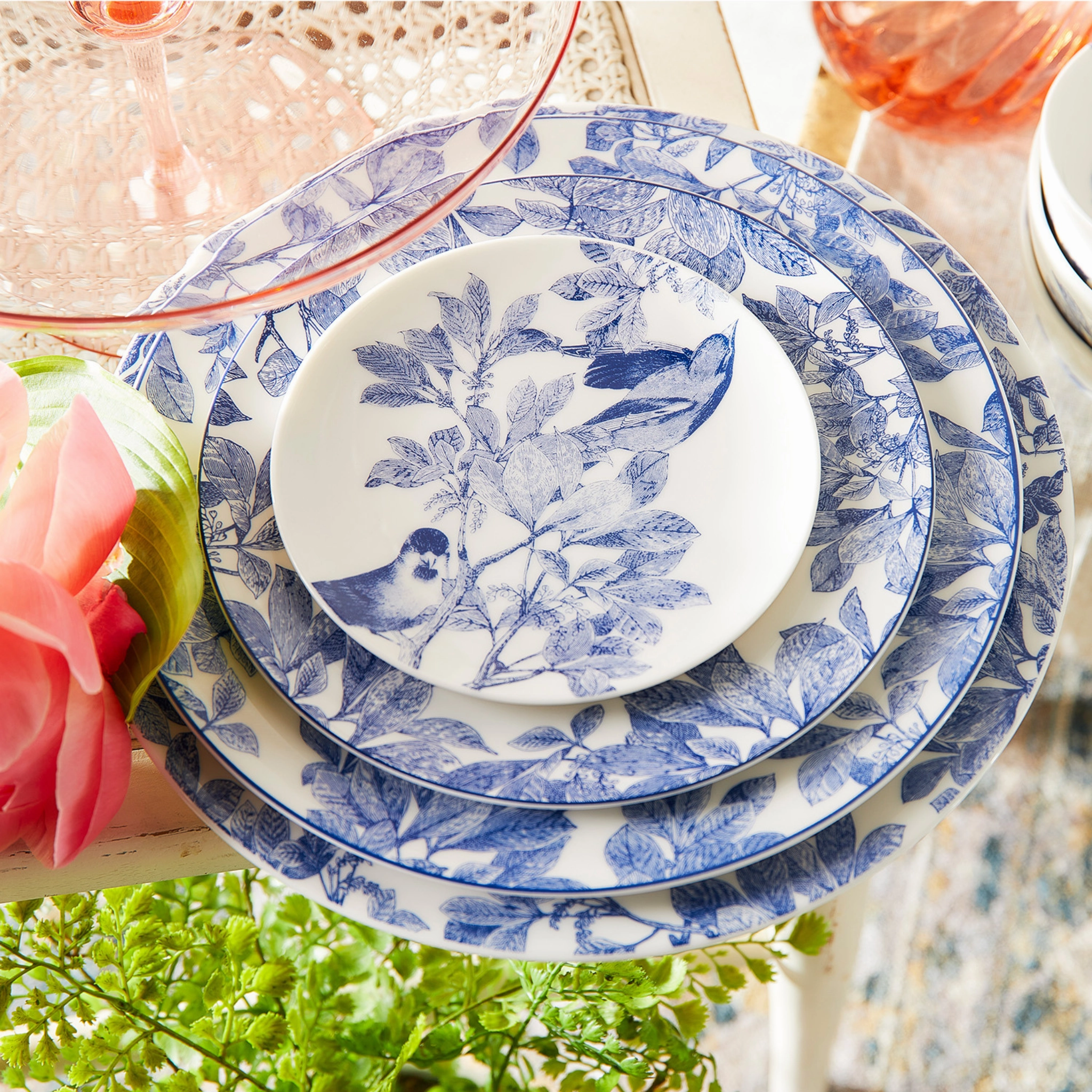 Blue Arbor Salad Plate