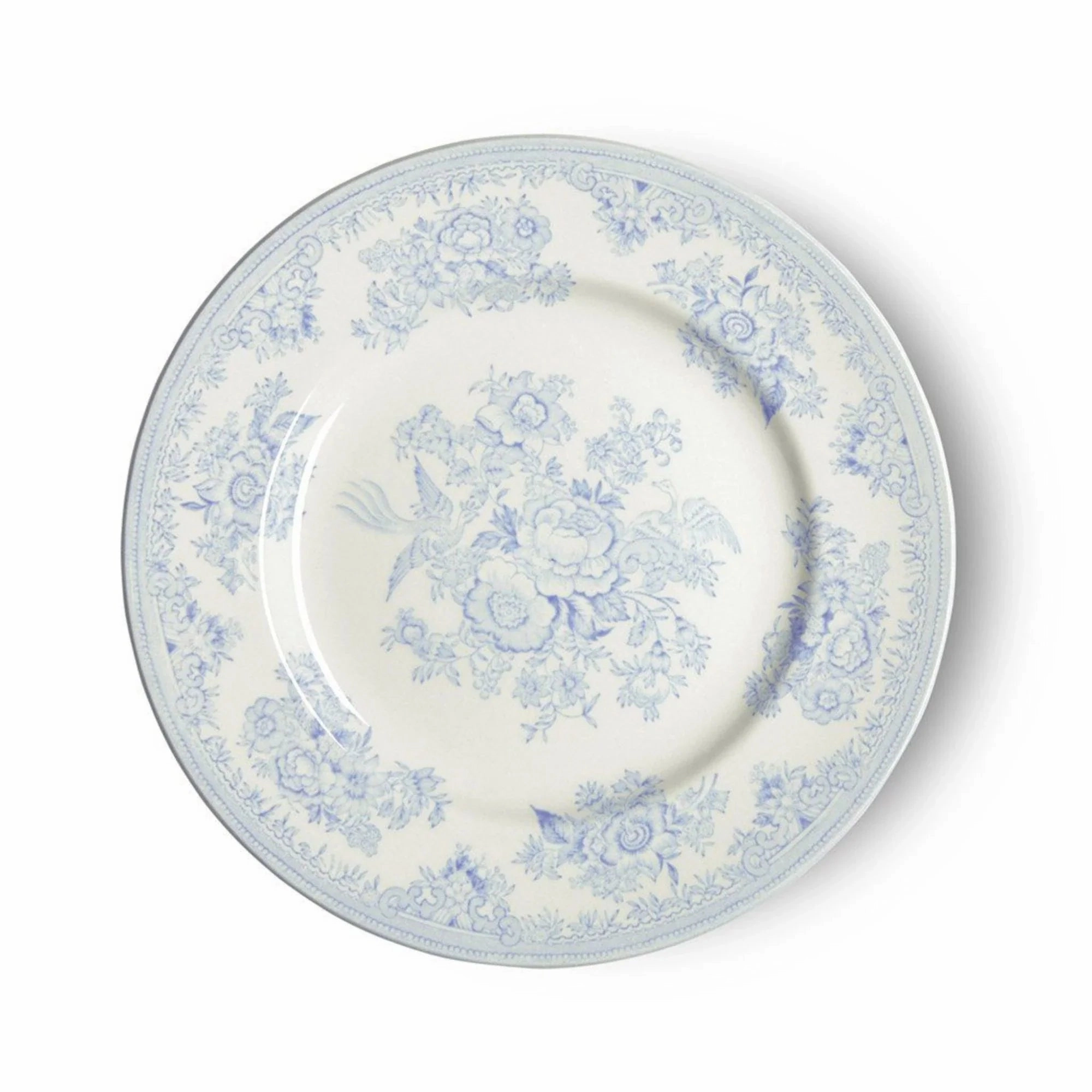 Blue Asiatic Pheasants Plate mini desktop sculpture