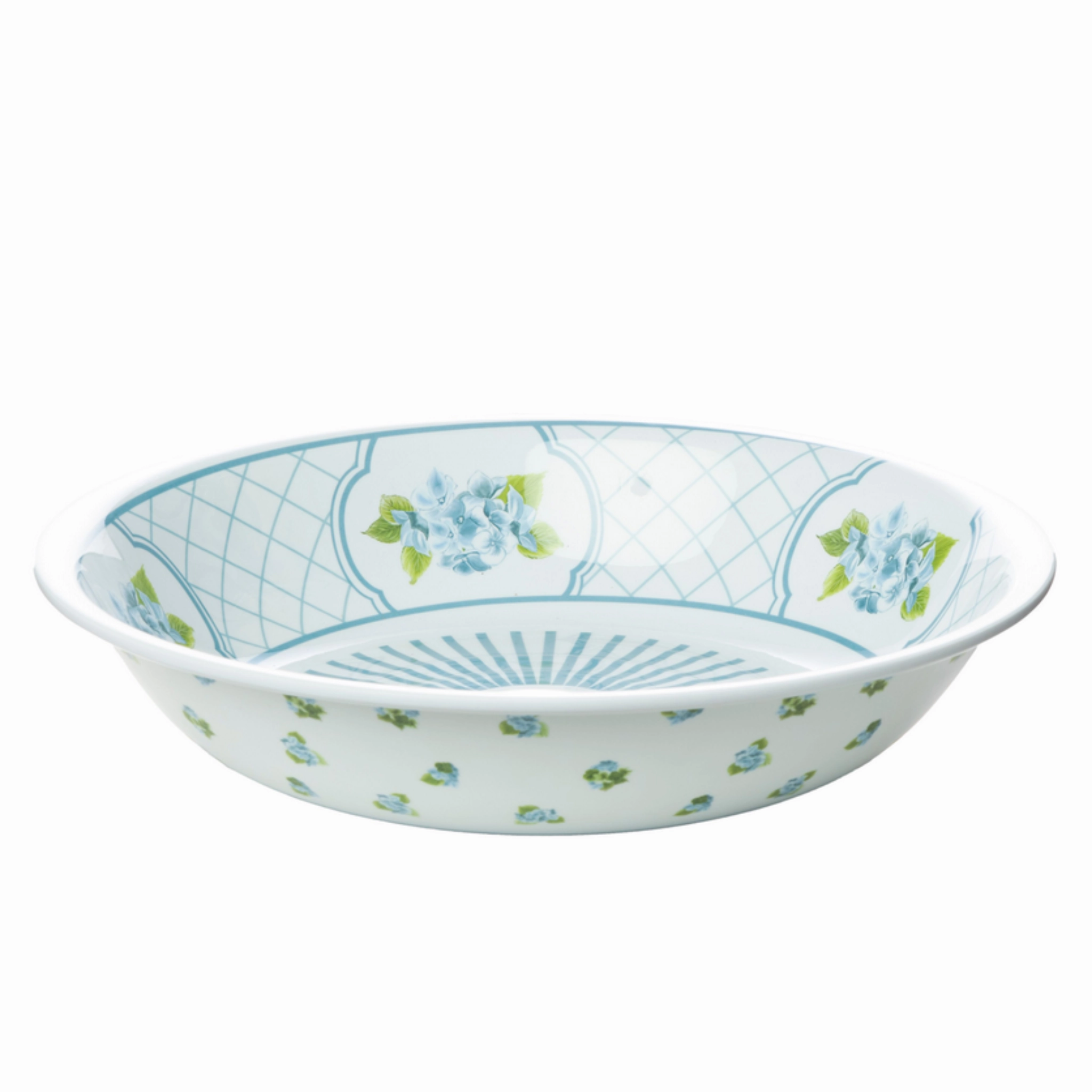 Blue Hydrangea Melamine Dinnerware Collection