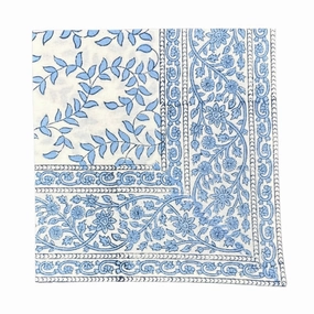 Blue Leaves Napkins, Set of Four cute desktop display