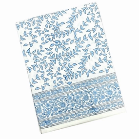 Blue Leaves Tablecloth mini desktop sculpture
