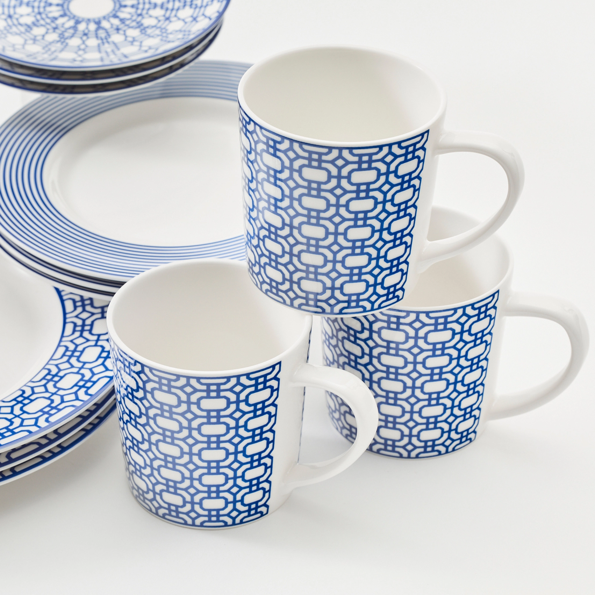 Blue Newport Garden Gate Mug