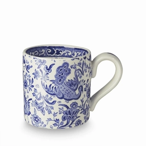 Blue Regal Peacock Half Pint Mug cute desktop display