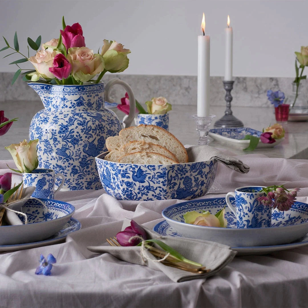 Blue Regal Peacock Half Pint Mug