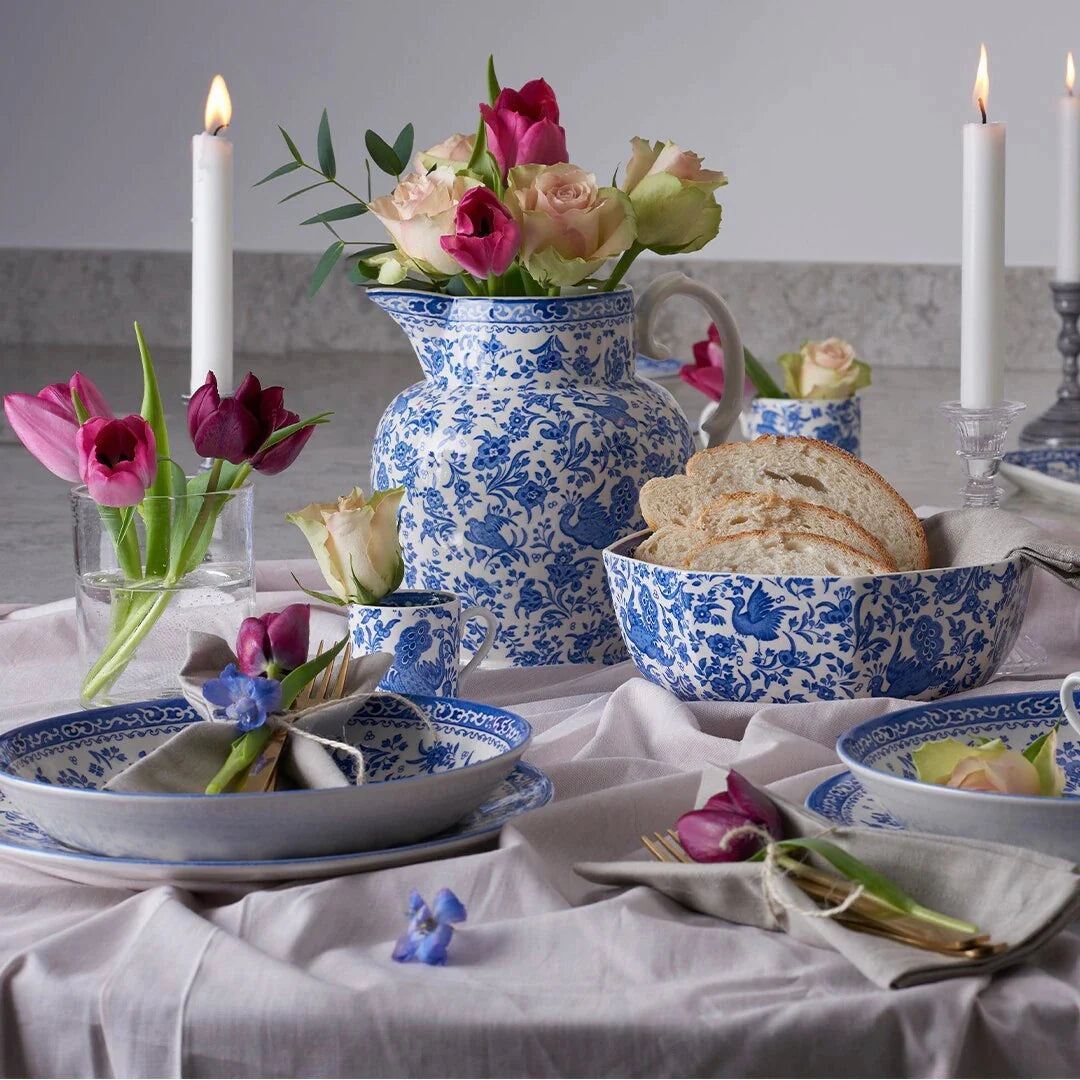 Blue Regal Peacock Plate