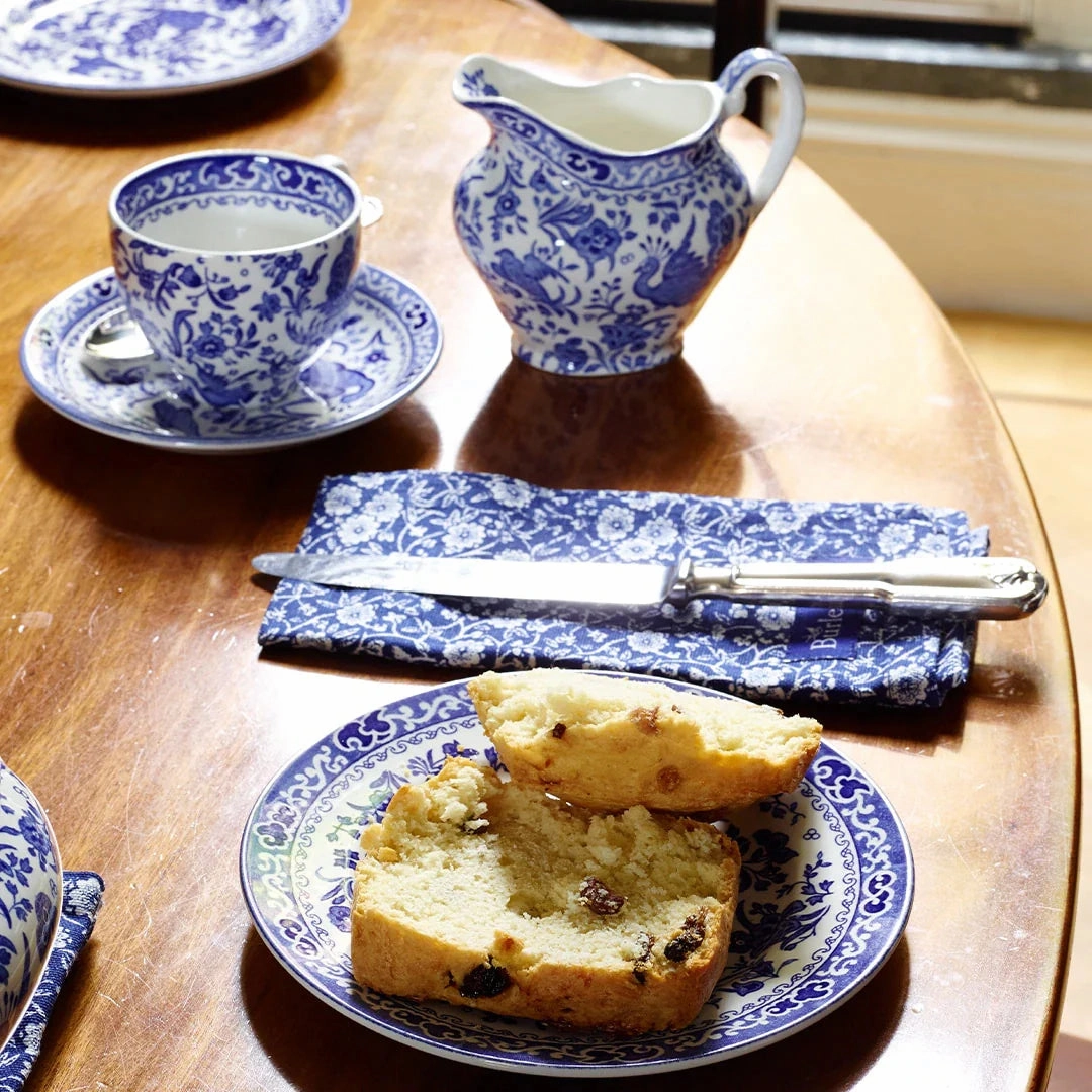 Blue Regal Peacock Plate