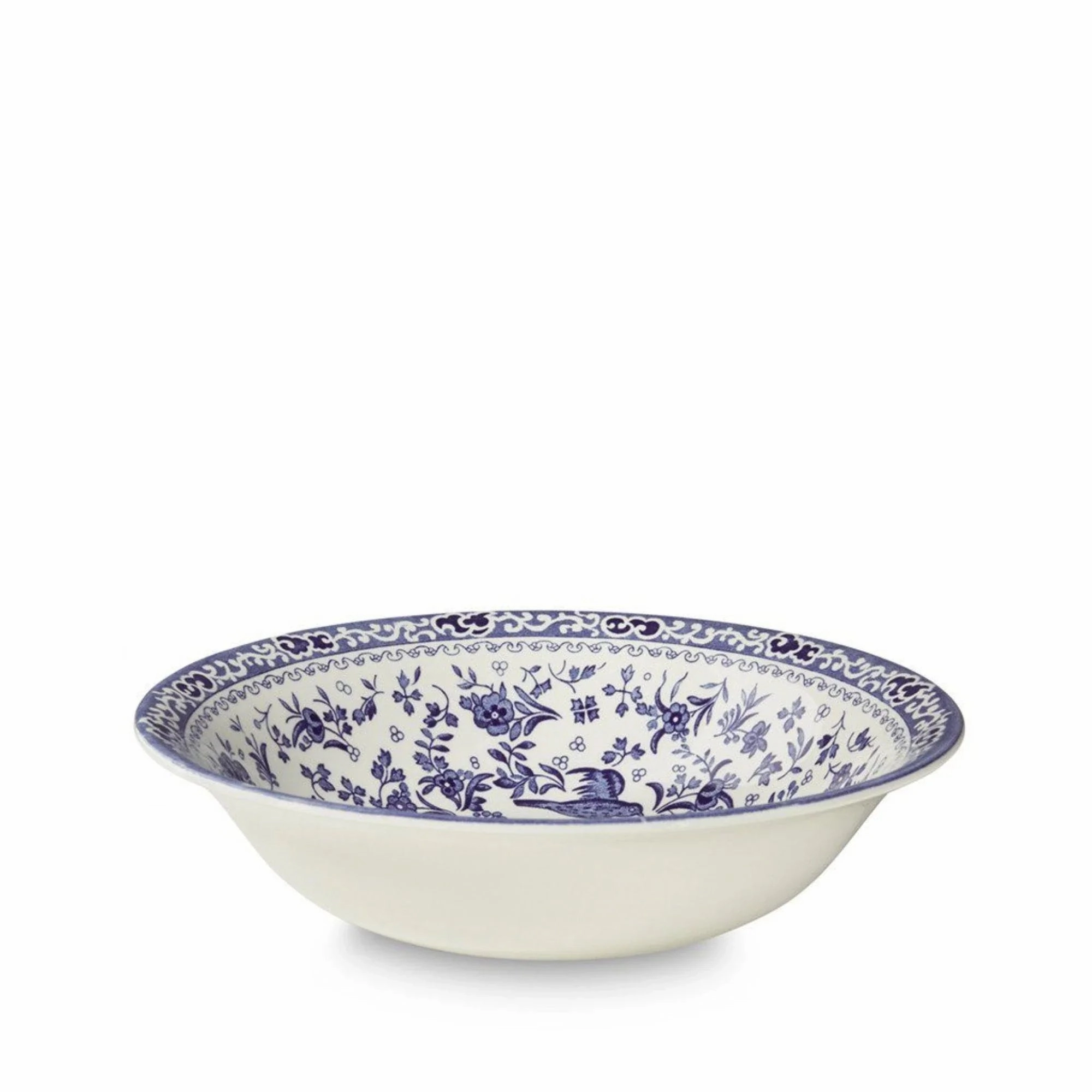 Blue Regal Peacock Pudding / Soup Bowl cute desktop display