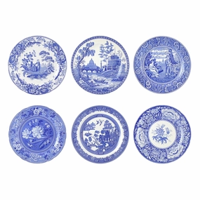 Blue Room Georgian Plates, Set of 6 cute desktop display