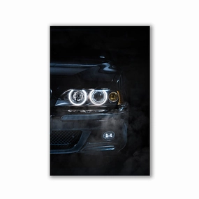 BMW Angel Eyes by Adrian Vieriu framed mural artwork