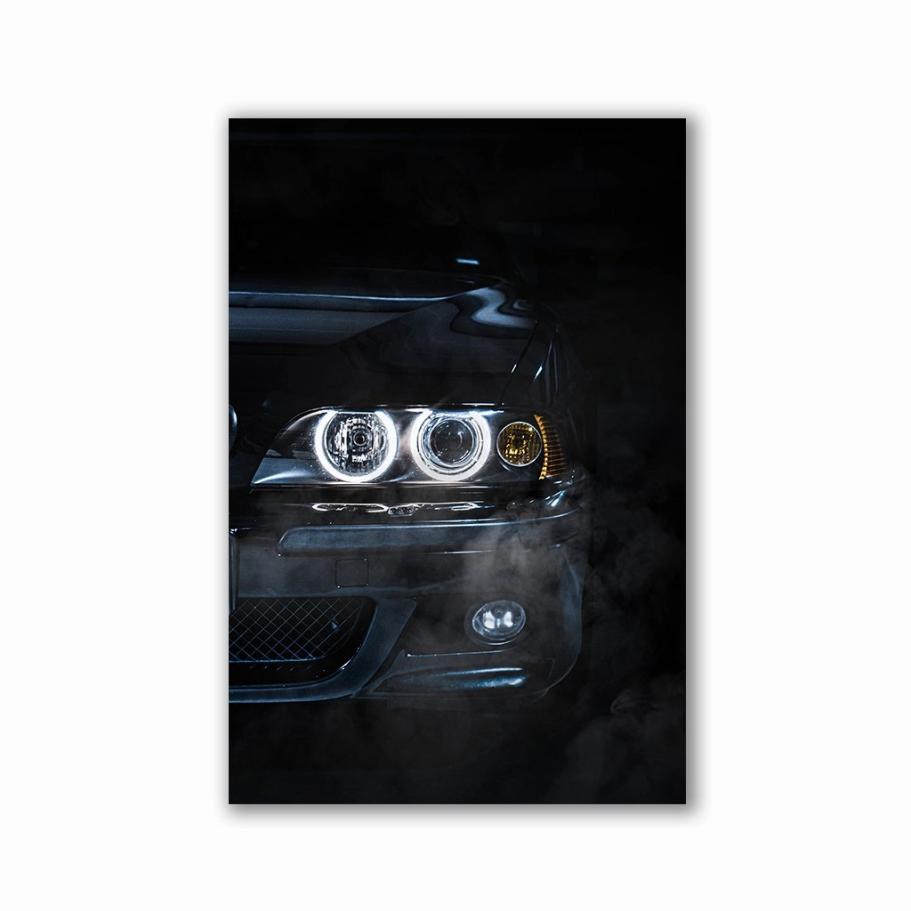 BMW Angel Eyes by Adrian Vieriu framed mural artwork