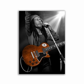 Bob Marley by David Drake framed mural artwork