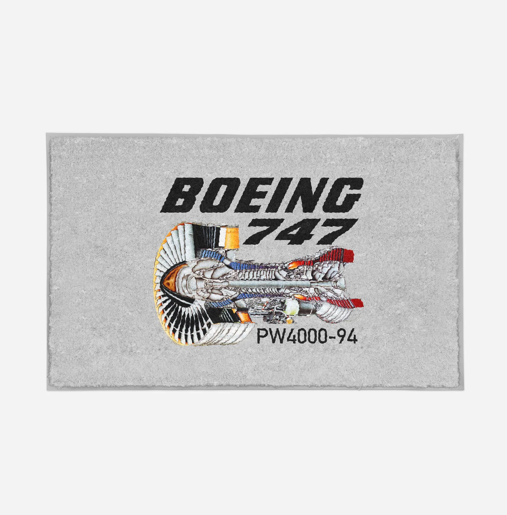 Boeing 747 & PW4000-94 Engine Designed Door Mats