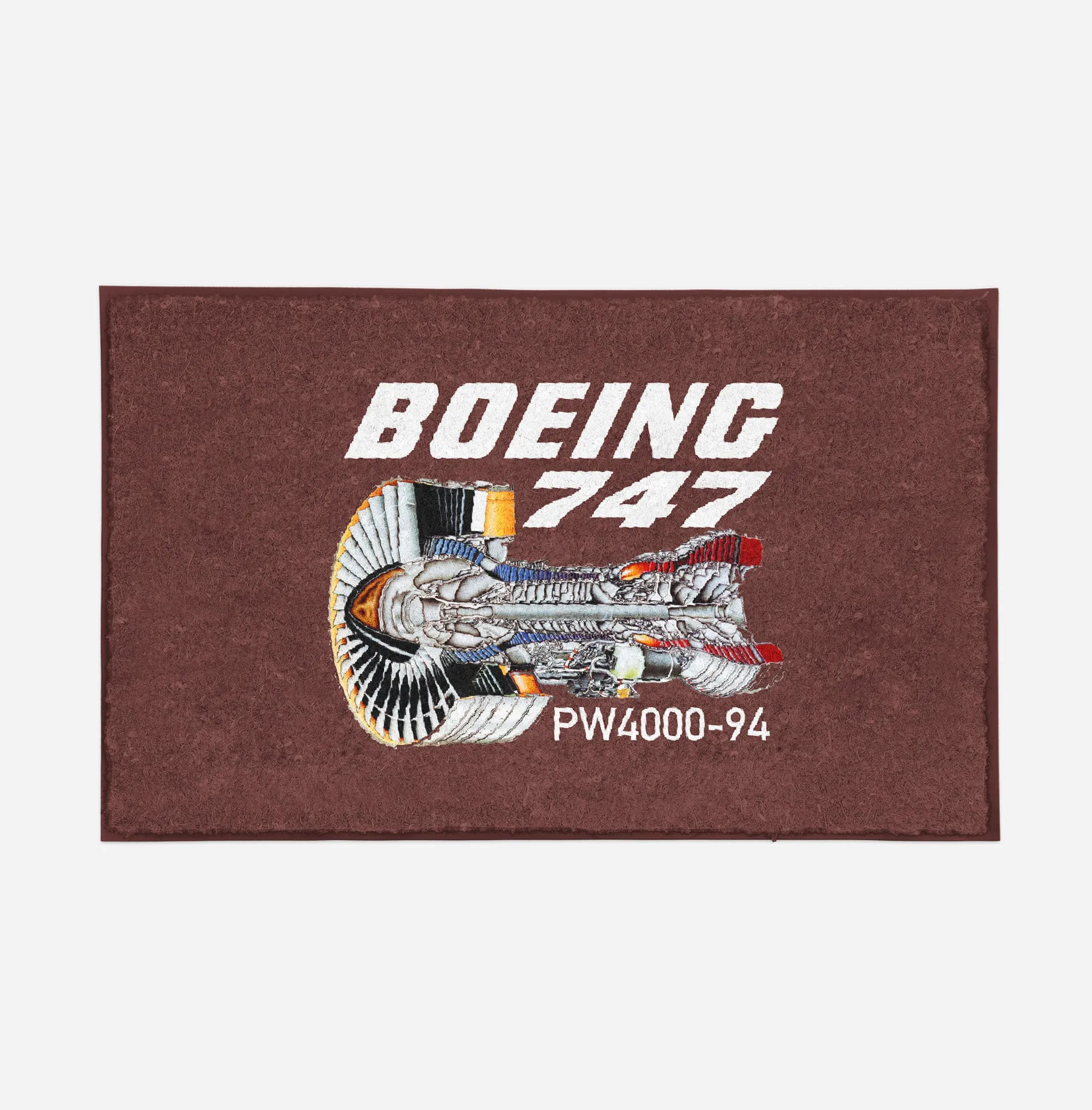 Boeing 747 & PW4000-94 Engine Designed Door Mats