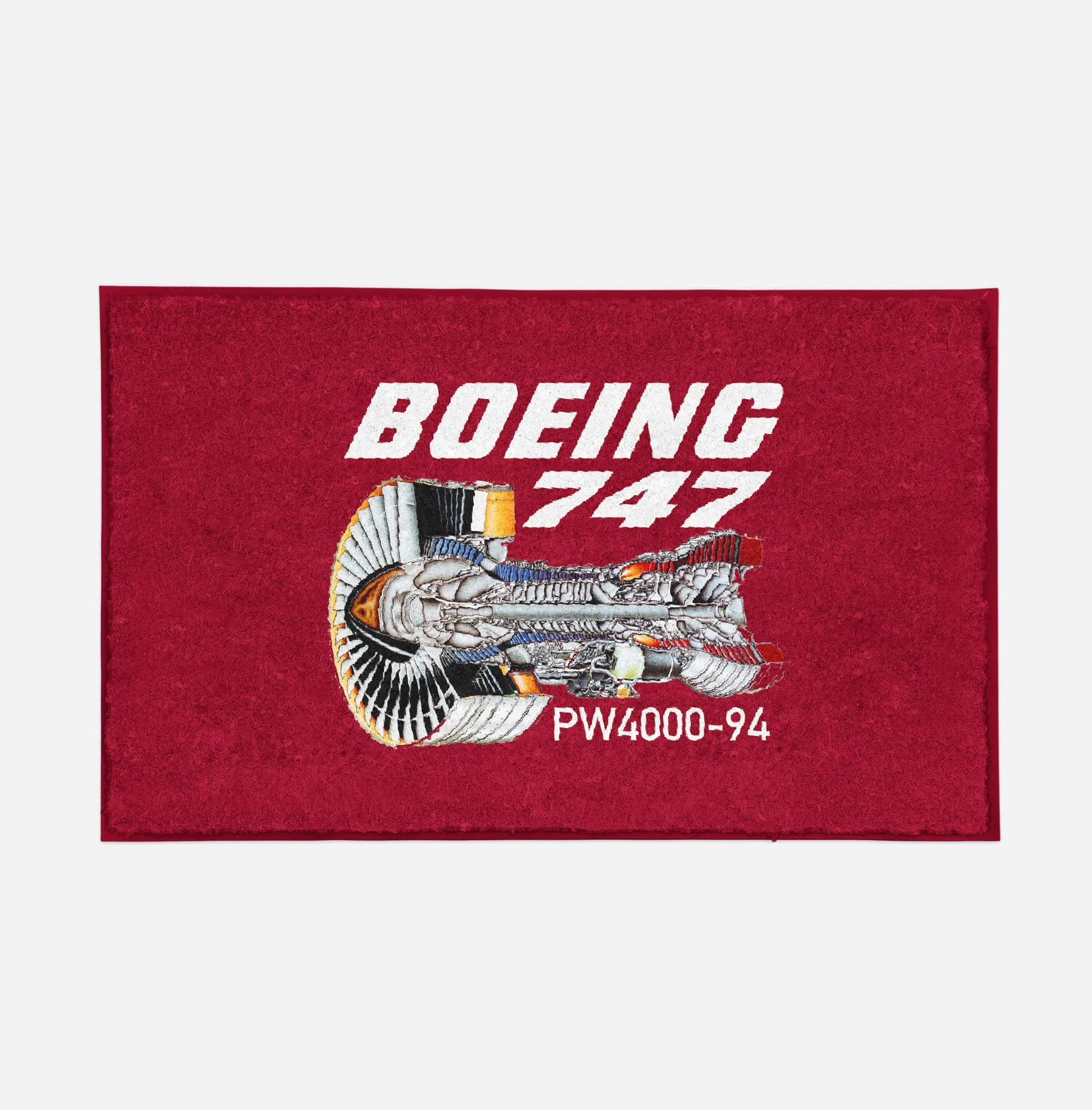 Boeing 747 & PW4000-94 Engine Designed Door Mats