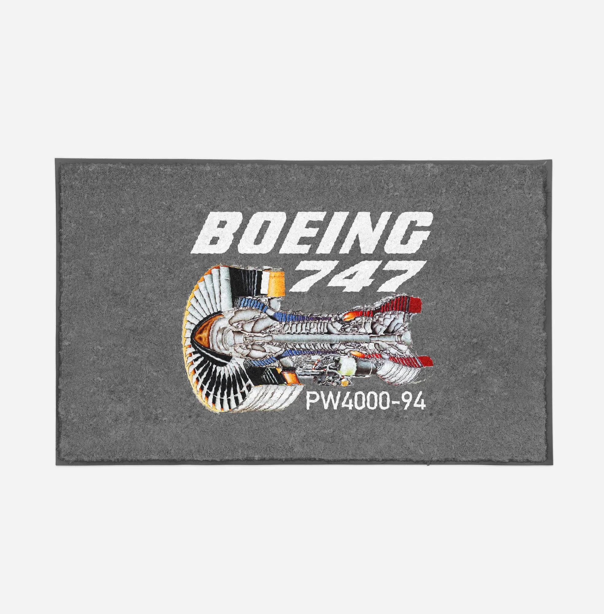 Boeing 747 & PW4000-94 Engine Designed Door Mats