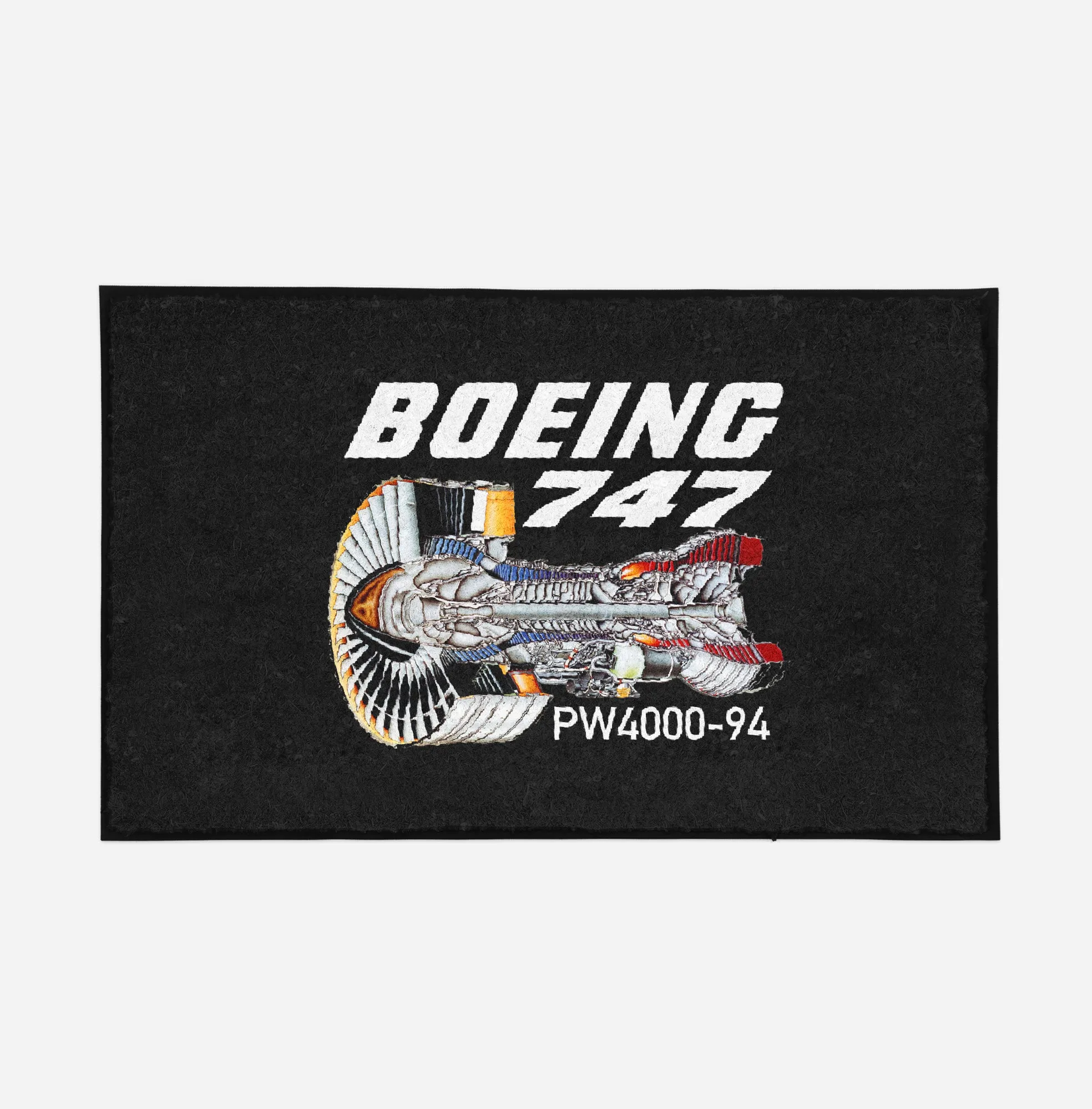 Boeing 747 & PW4000-94 Engine Designed Door Mats